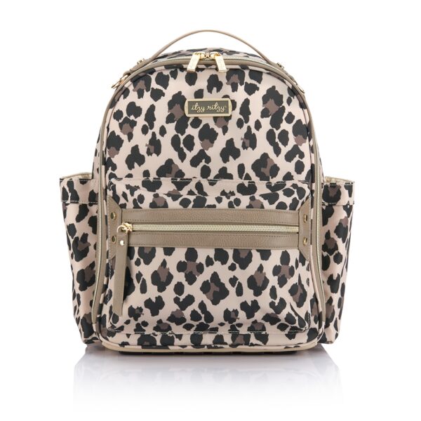 cheetah diaper backpack